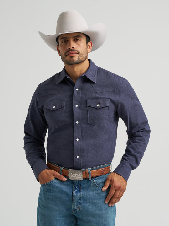 Men's Wrangler® X Cody Johnson Long Sleeve Classic Fit Snap Shirt - 112385451