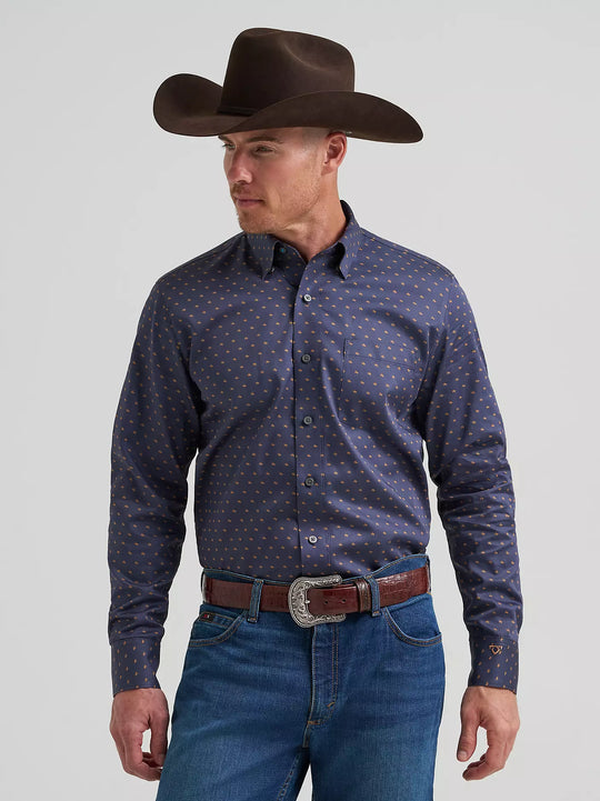 Men's Wrangler Cody Johnson One Pocket Button Down Shirt - 112385466