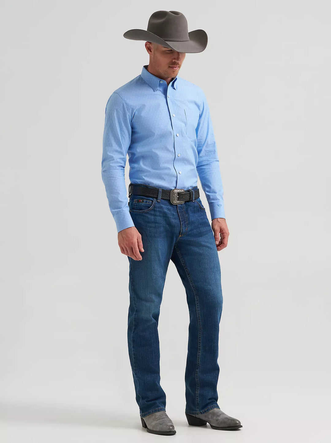 Men's Wrangler Cody Johnson One Pocket Button Down Shirt - 112385467