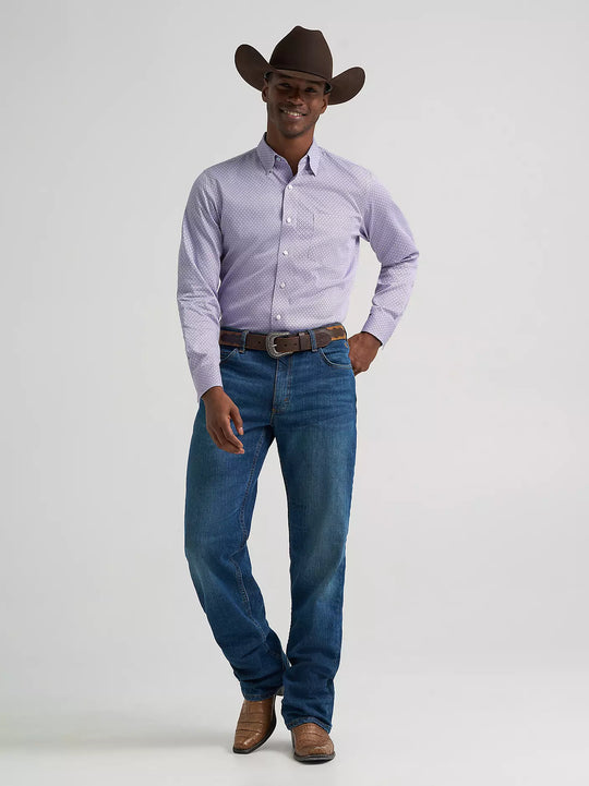 Men's Wrangler Cody Johnson One Pocket Button Down Shirt - 112385472