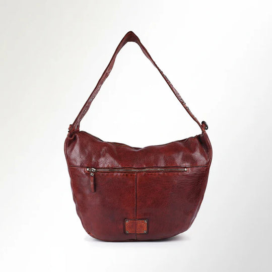 Spaghetti Western Modern Weave-Pattern Hobo Bag - SWC129CG