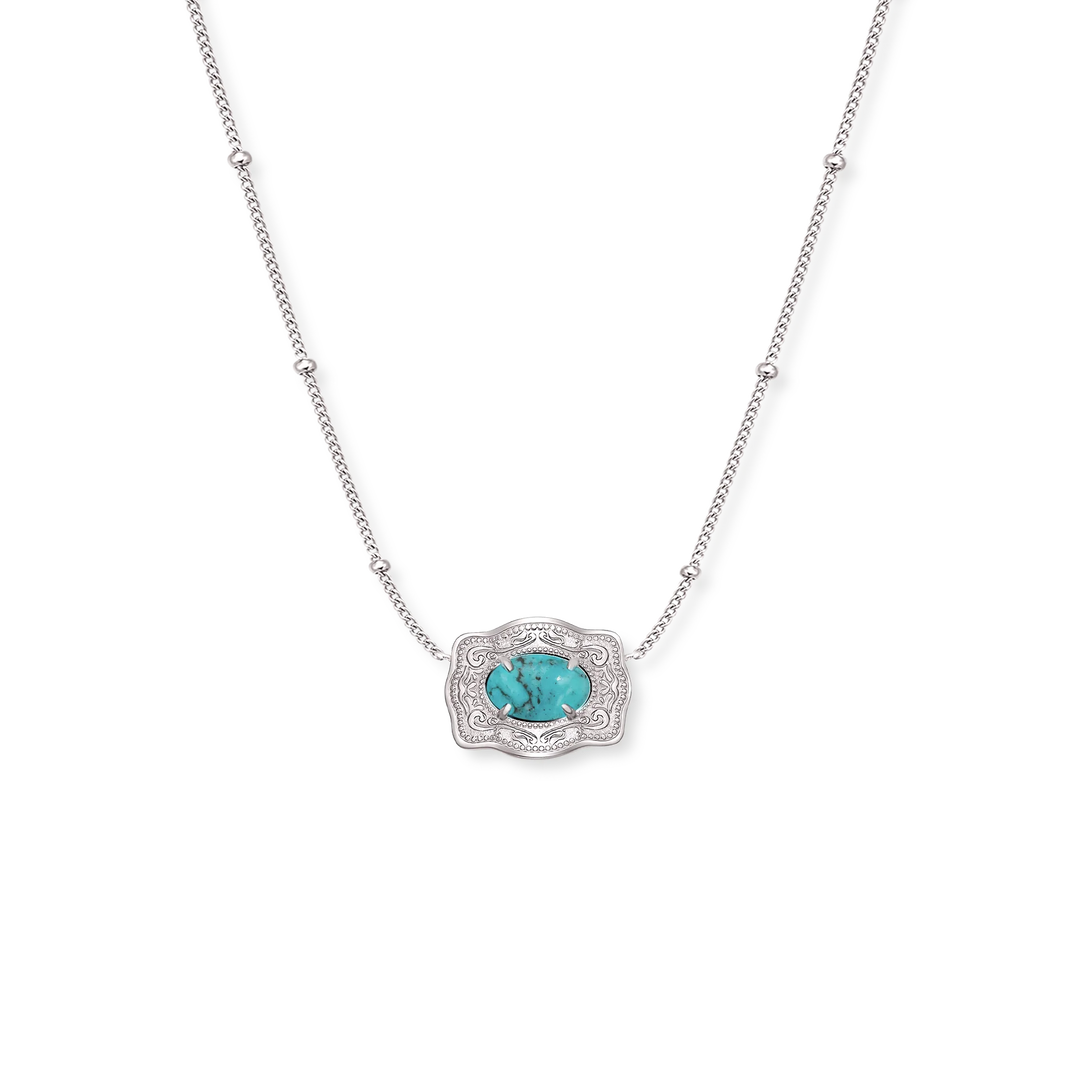 SpurWest Trading Co. Ultra Mini Belt Buckle Oasis Necklace