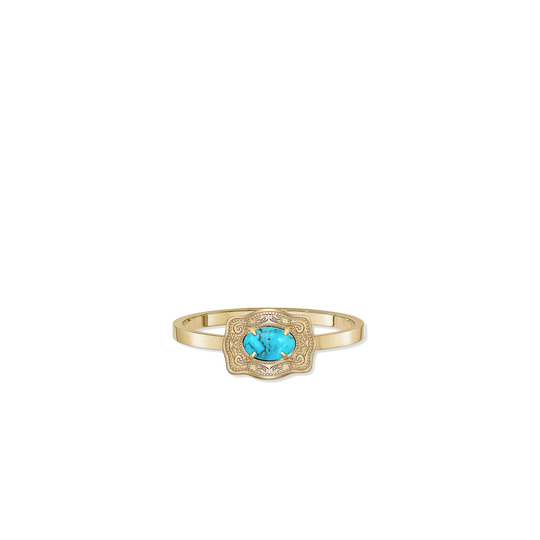 SpurWest Trading Co. Ultra Mini Belt Buckle Oasis Ring - Adjustable