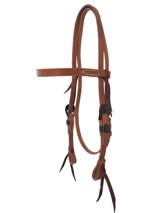Berlin Leather Cowboy Culture Browband Headstall - H350