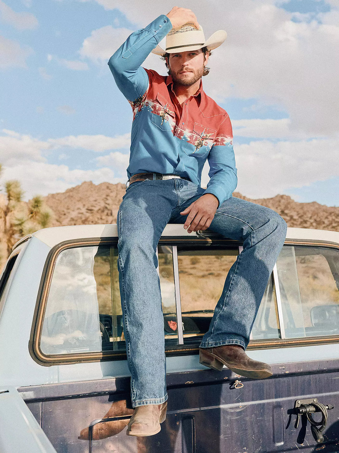 Jeans Wrangler Cowboy dal taglio rilassato 31MWZGK