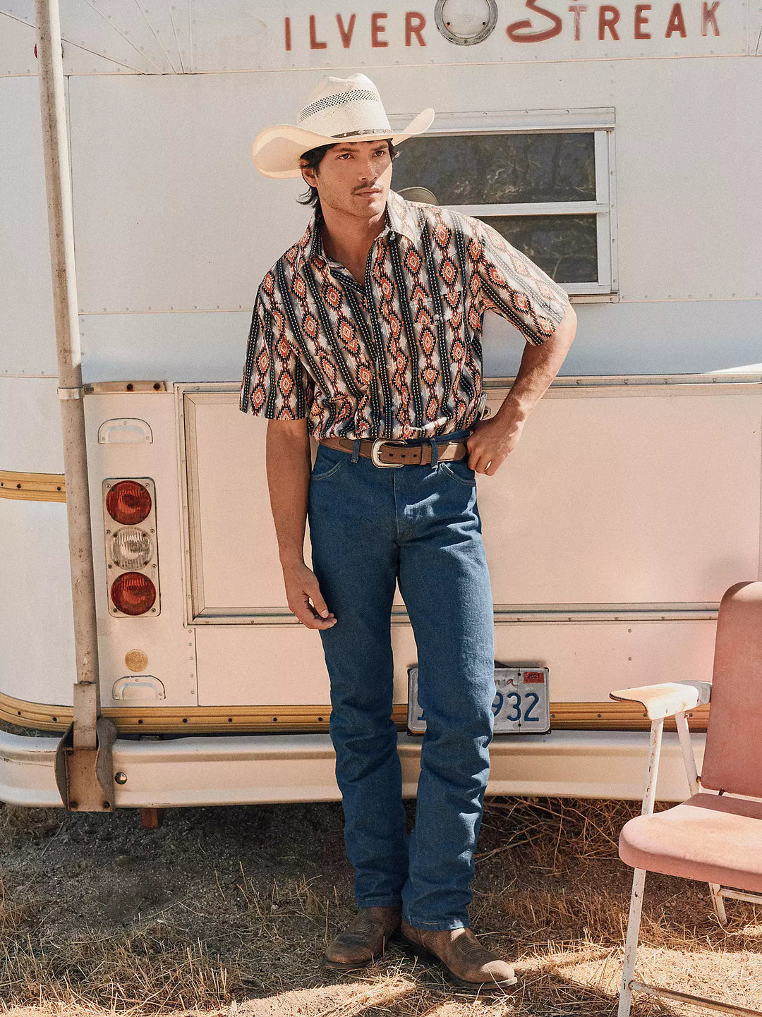 Men's Wrangler Cowboy Cut Original Fit Jean Prewashed Indigo - 13MWZPW