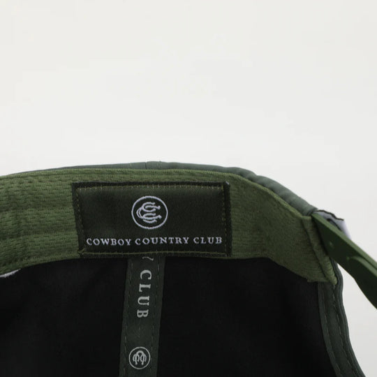 Cowboy Country Club Green Letterman Hat