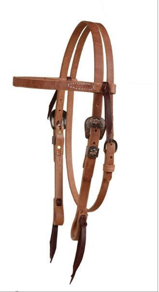 Berlin Leather Cowboy Culture Browband Headstall - H350
