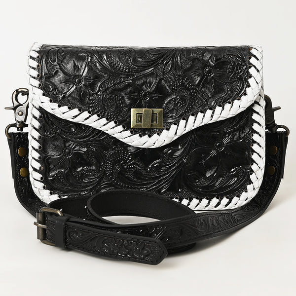 American Darling Small Cross Body Bag Hand-Tooled Floral - ADBG1475A