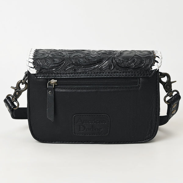 American Darling Small Cross Body Bag Hand-Tooled Floral - ADBG1475A