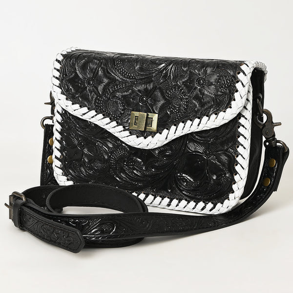American Darling Small Cross Body Bag Hand-Tooled Floral - ADBG1475A