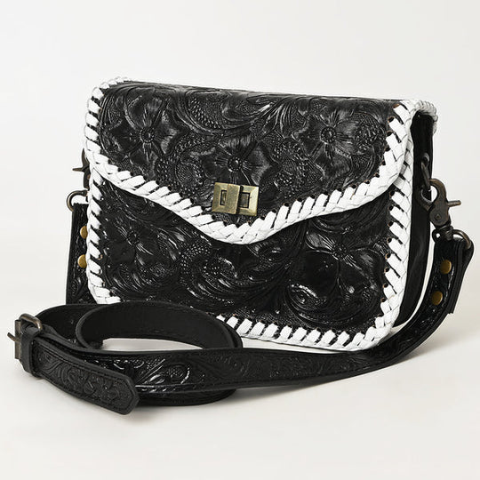 American Darling Small Cross Body Bag Hand-Tooled Floral - ADBG1475A