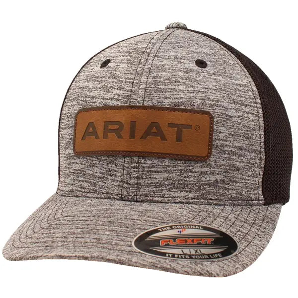 Ariat Flex Fit Heather Cap with Leather Patch - A300002601