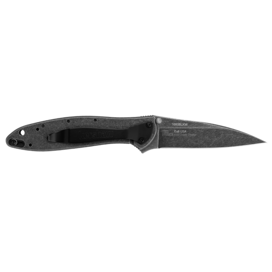 Kershaw Leek BlackWash Knife - 1660BLKW