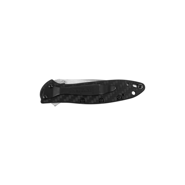 Kershaw Leek Carbon Fiber Stonewash Knife CPM154 - 1660CF