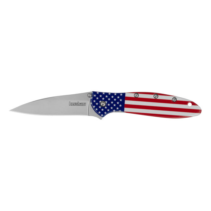 Kershaw Leek USA Flag Knife - 1660USA