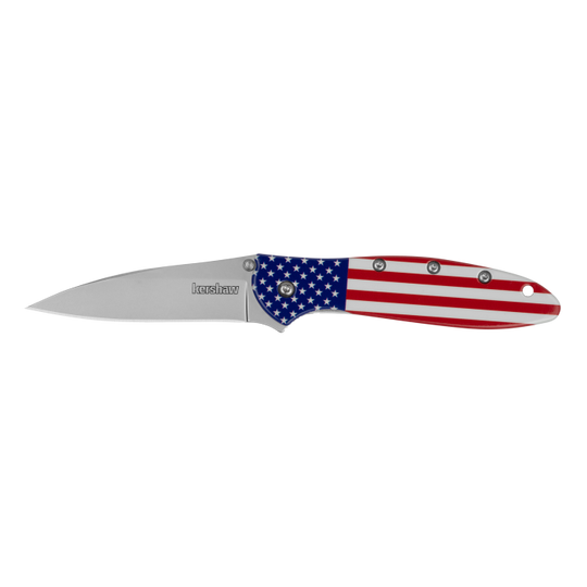 Kershaw Leek USA Flag Knife - 1660USA