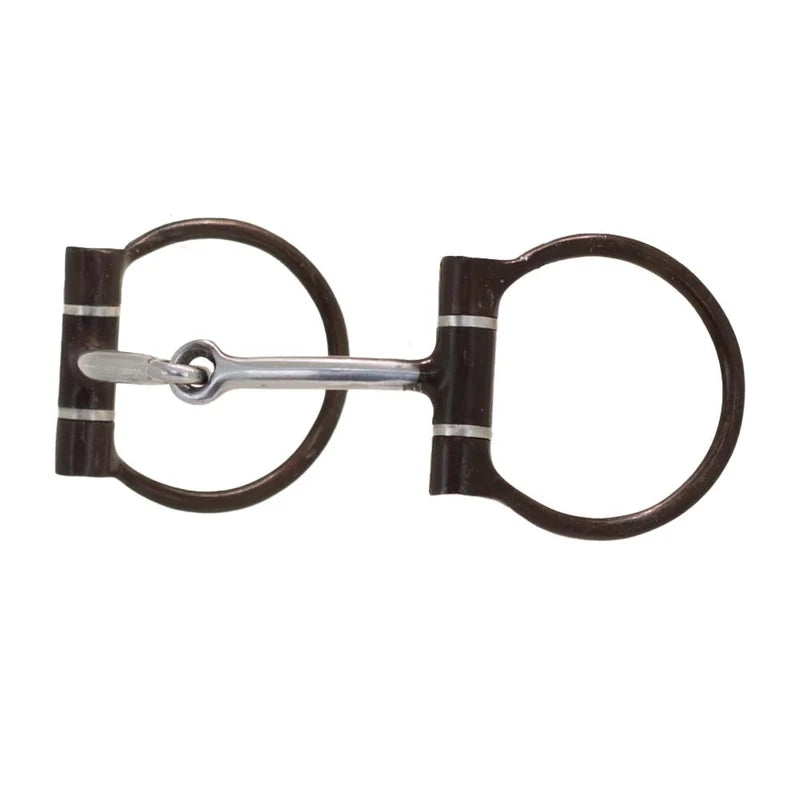 Partrade Cowboy Tack Tyler Magnus Smooth Dee Ring Snaffle Bit