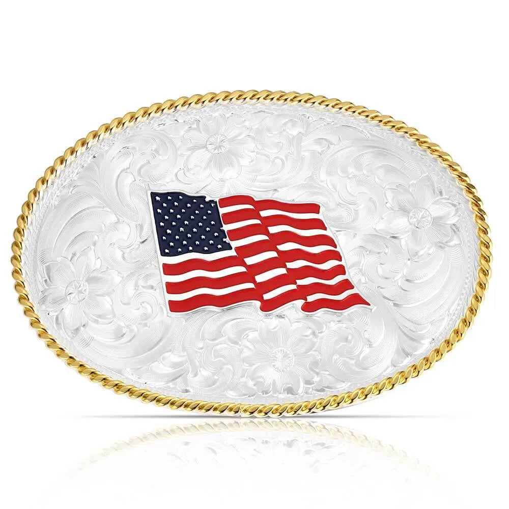 Montana Silversmiths America the Great Buckle - 1849-874