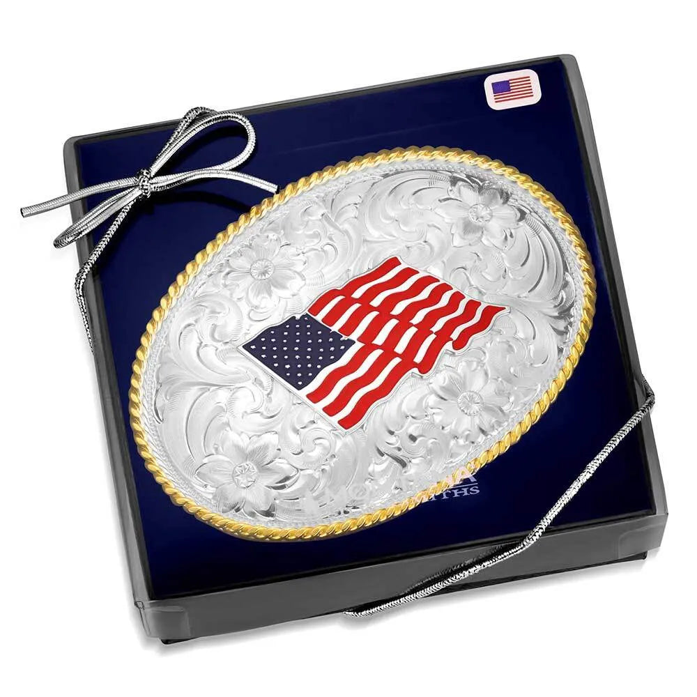 Montana Silversmiths America the Great Buckle - 1849-874
