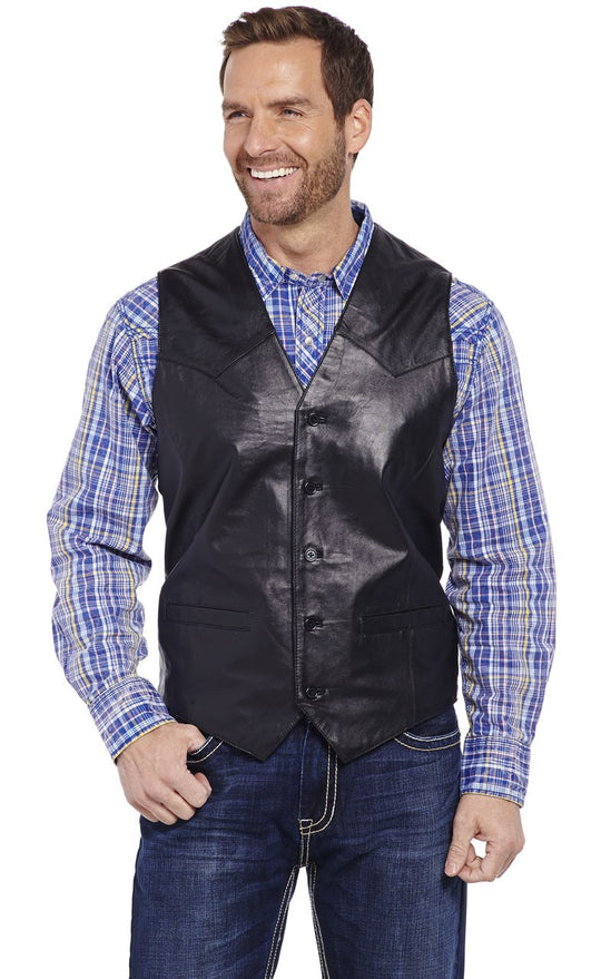 Men's Cripple Creek Button Front Lamb Vest - ML3059