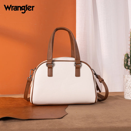 Wrangler Whipstitch Collection Satchel/Crossbody Bag - WG185-5112BG