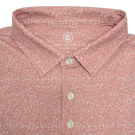 Cowboy Country Club Brick Cowboy Hat Polo