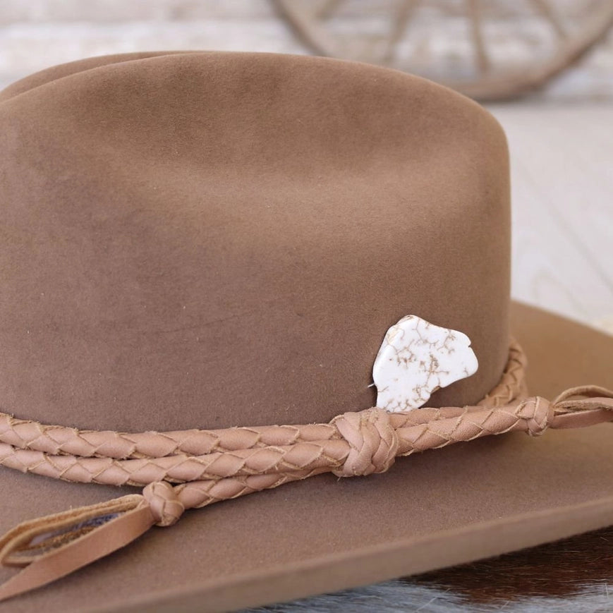 Willow Lane Hat Co. White Stone Hat Stick Pin - WL-PIN05
