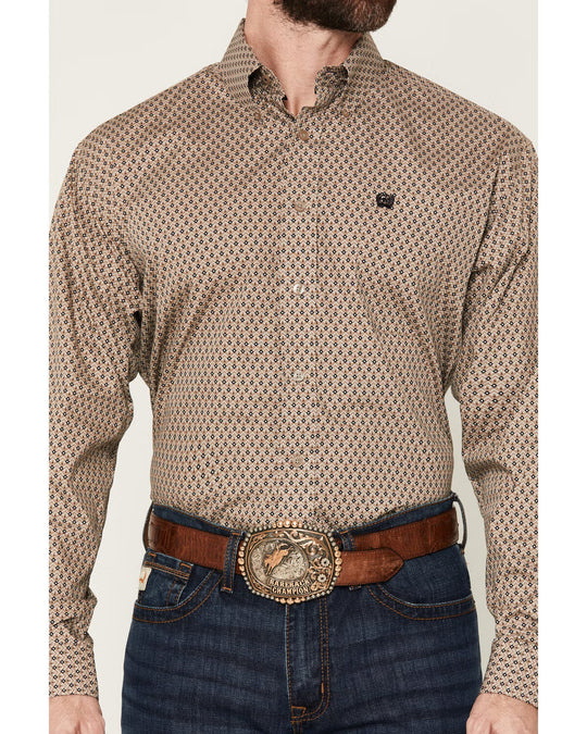 Men’s Cinch Classic Fit Button-Down Western Shirt - MTW1106146