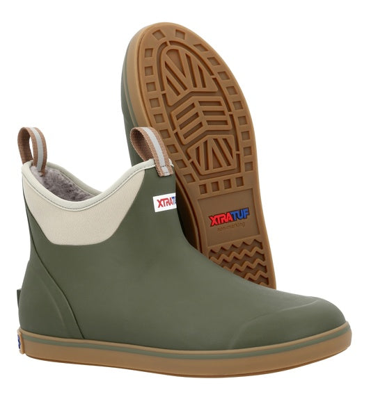 Men's XTRATUF 6" ADB Fleece Lined Cold Weather Ankle Deck Boot - XMAB305