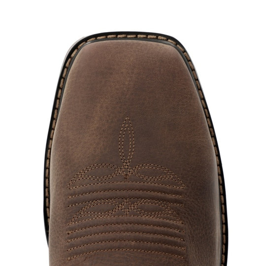 Men's Durango Workhorse Rustic Brown Steel Toe Waterproof Square Toe Work Boot - DDB0561