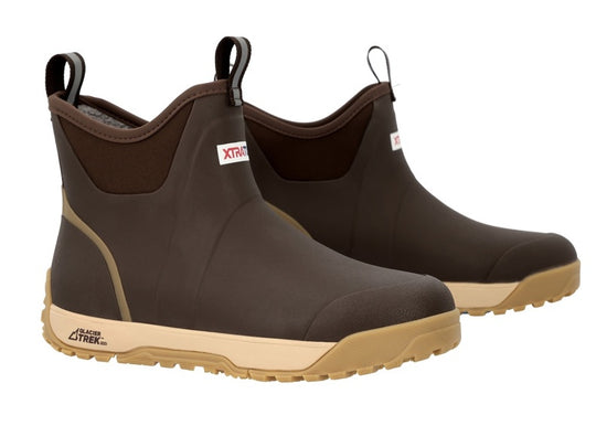 Men's XTRATUF 6" ADB Ice Fleece Lined Ankle Rubber Deck Boot - XMABI901