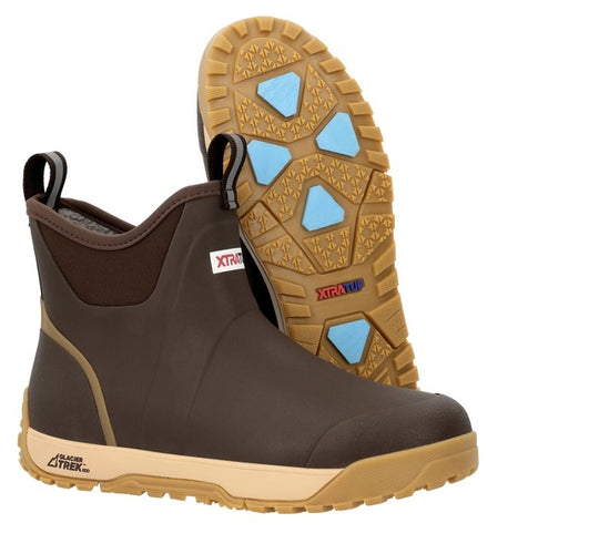 Men's XTRATUF 6" ADB Ice Fleece Lined Ankle Rubber Deck Boot - XMABI901