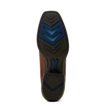 Men's Ariat Hustler Beasty Brown with Pacific Blue Tops - 10061159