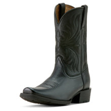 Men's Ariat Black Deertan Sport Narrow Cutter Toe Western Boot