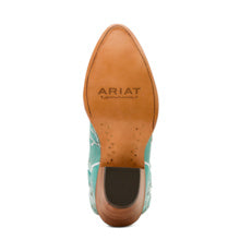 Women's Ariat Romance Natural Turquoise Western Boot - 10061312