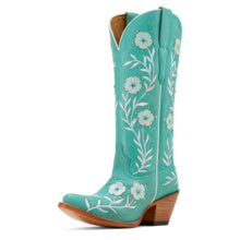 Women's Ariat Romance Natural Turquoise Western Boot - 10061312