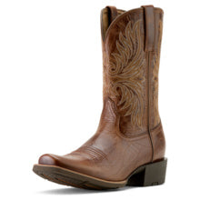 Men's Ariat Sport Narrow Cutter Dark Tan Western Boot - 10063959