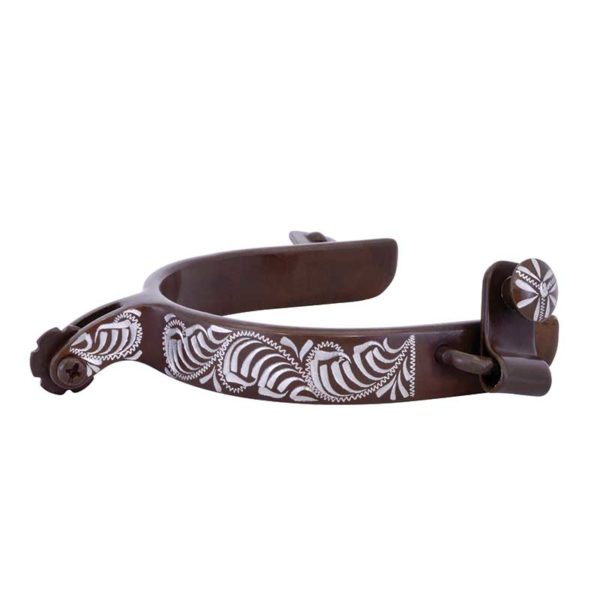 Partrade Cowboy Tack Engraved Roper Spurs