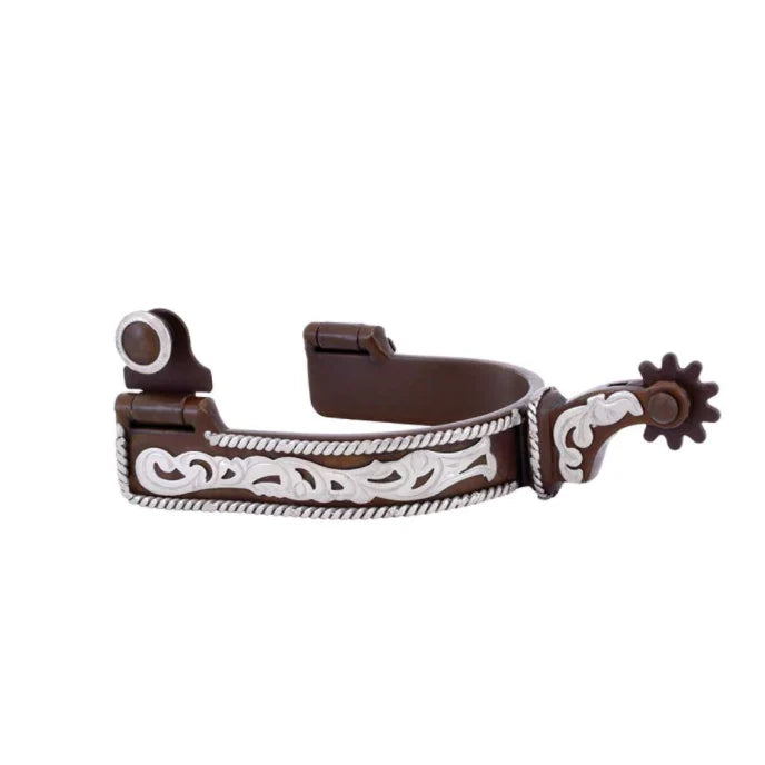 Partrade Cowboy Tack Floral & Rope Spurs