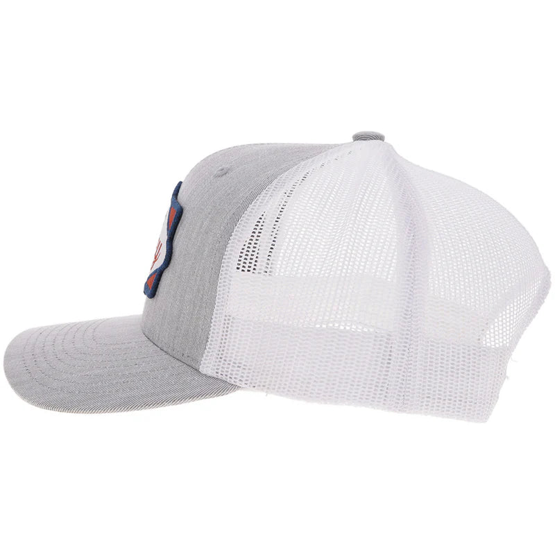 Hooey "Diamond" Grey/White Hat - 2622T-GYWH