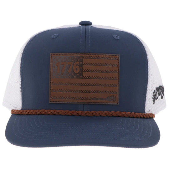Hooey "Liberty Roper" 1776 Leather Patch - 2655T-NVWH