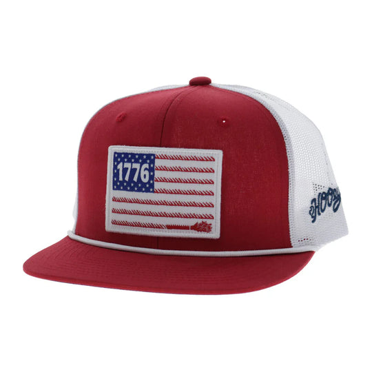 Hooey "Liberty Roper" 1776 Flag Patch - 2655T-RDWH