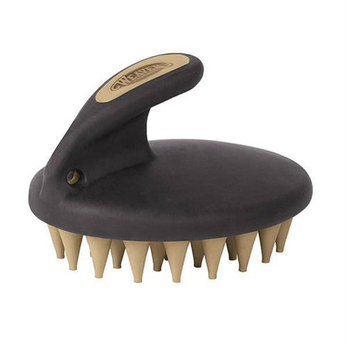 Weaver Palm Held Coarse Curry with Large Rubber Bristles
