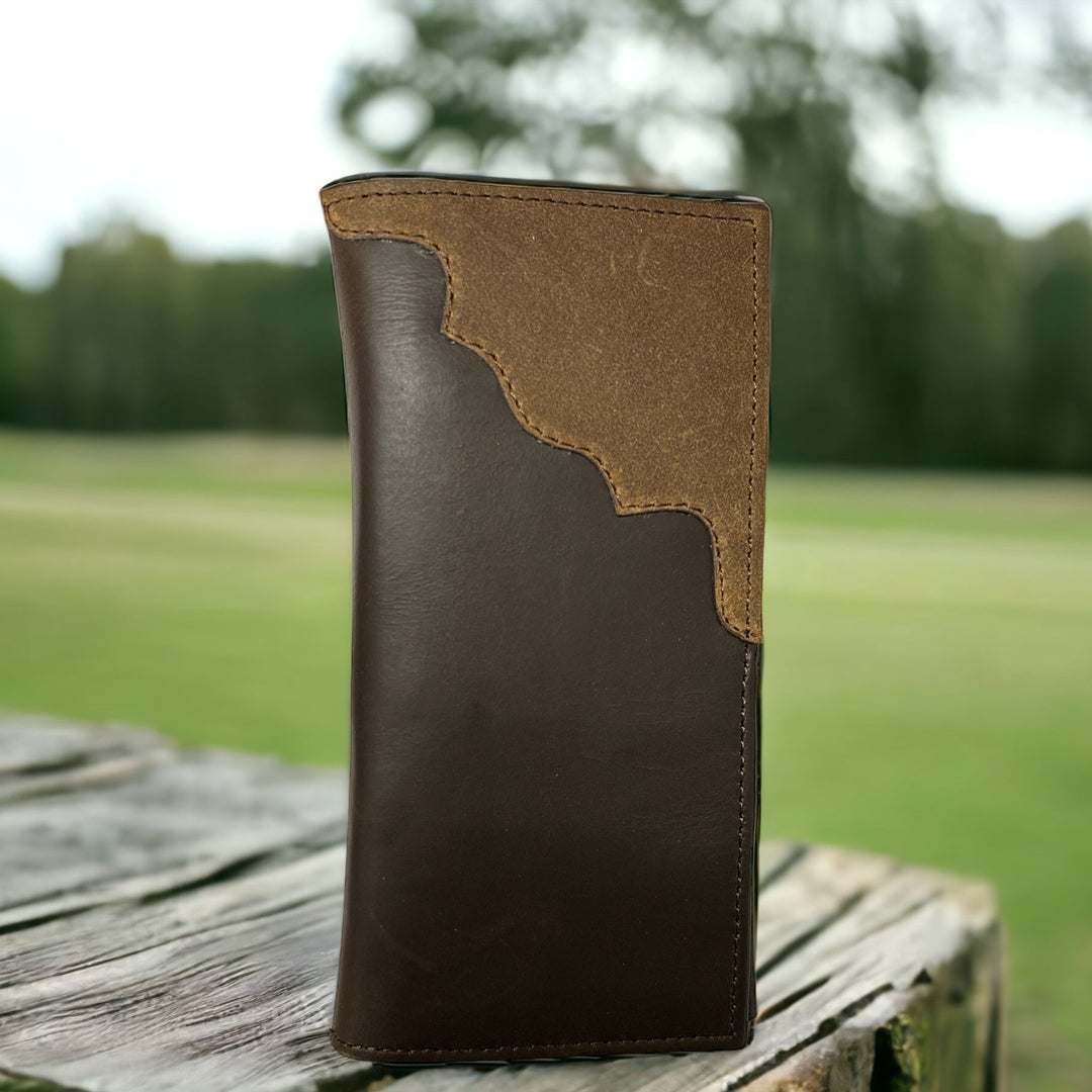 Men's Twisted X Rodeo Brown Distressed Wallet - XWW-79
