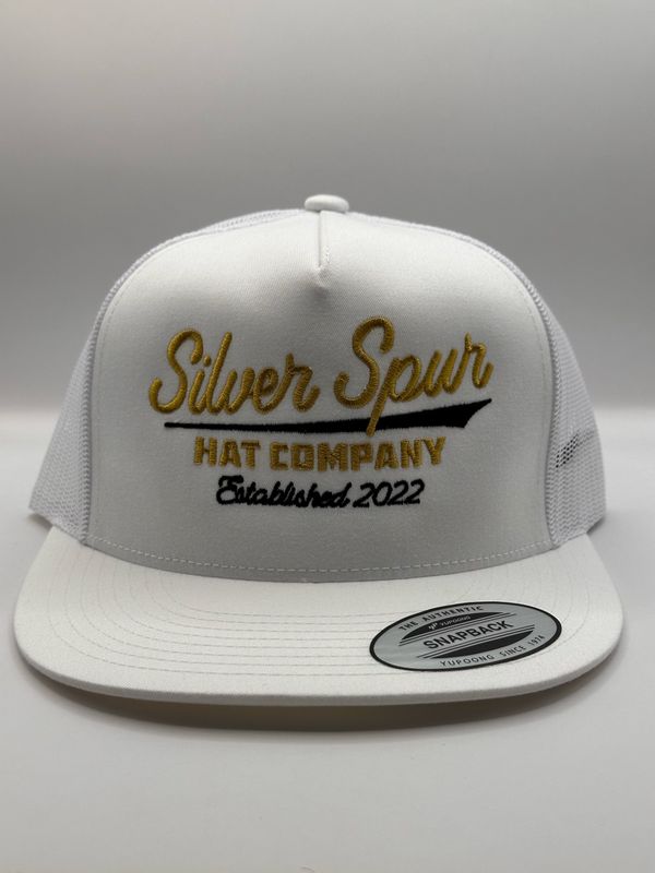 Silver Spur Hat Co. Original White Snapback