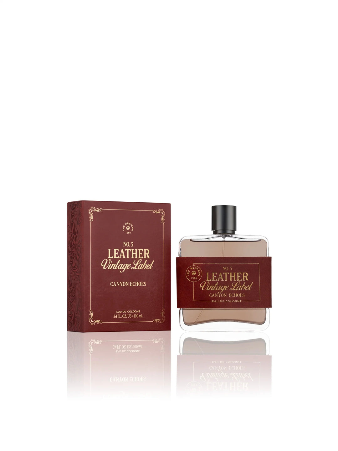 No. 5 Leather Vintage Label Canyon Echoes Cologne
