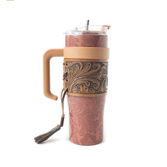Myra Wide Wyoming Tumbler in Brown