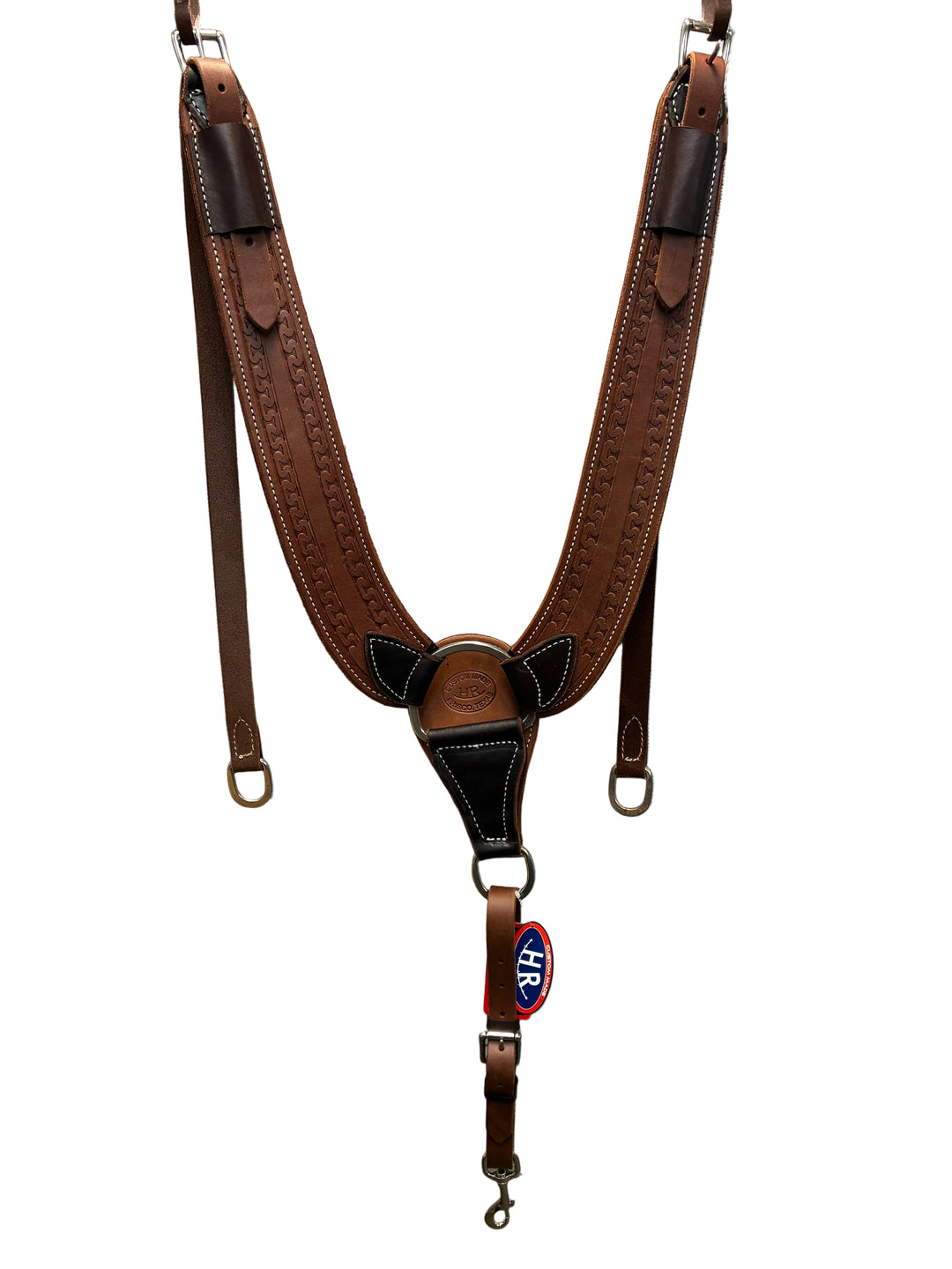 HR Saddles & Tack Oiled Tooled Heavy Pulling Collar