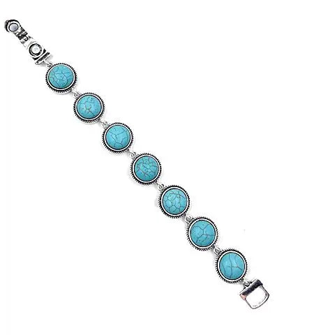 Western Turquoise Magnetic Bracelet